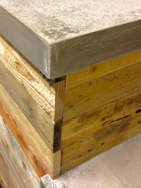wood-concrete